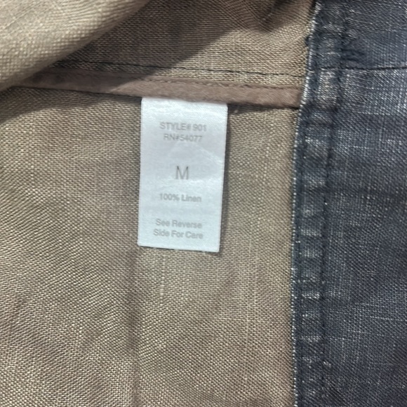 Cabi block coated linen jacket - Picture 7 of 7